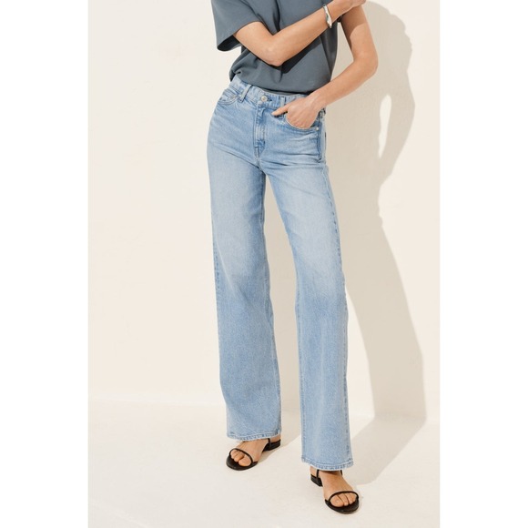 AYR Denim - AYR jeans size 34 L The Secret Sauce comfort stretch wide leg Hero Baby wash